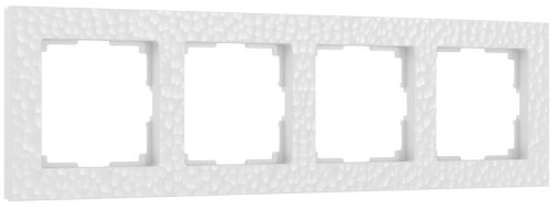 Рамка универсальная Werkel Hammer 4-м. белый фото Рамка универсальная Werkel Hammer 4-м. белый картинка